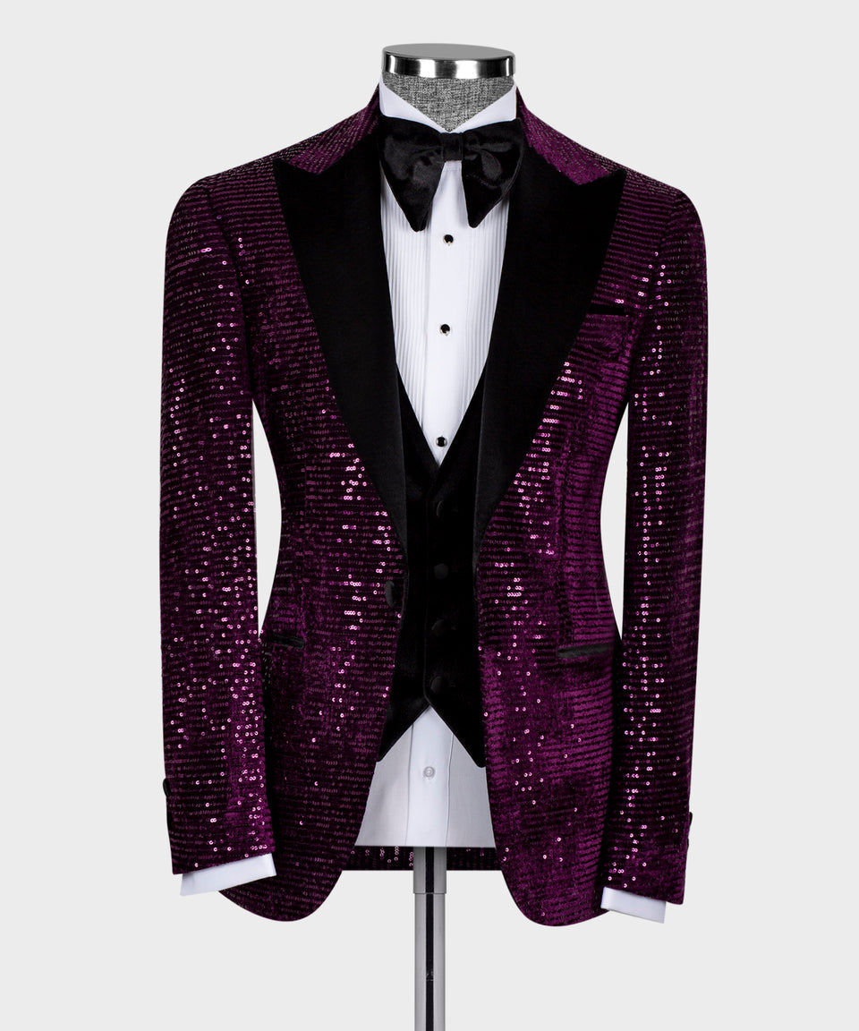 Velvet Tuxedo Gold - Black