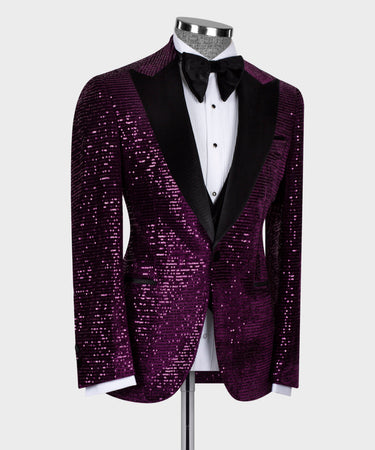 Velvet Tuxedo Gold - Black