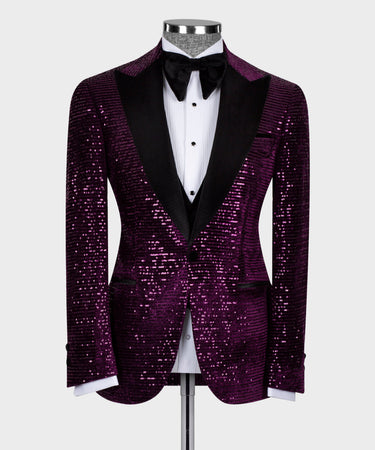 Velvet Tuxedo Gold - Black