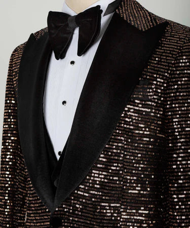 Velvet Tuxedo Copper-Black