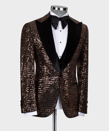 Velvet Tuxedo Copper-Black