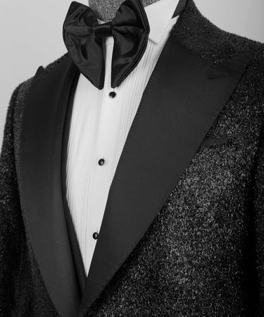 Black Glitter Tuxedos