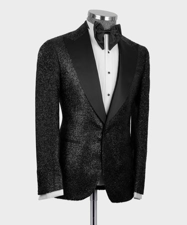 Black Glitter Tuxedos