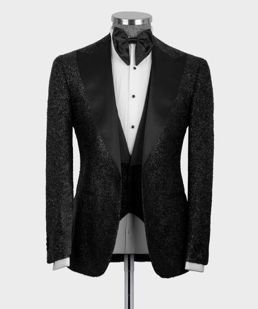 Black Glitter Tuxedos