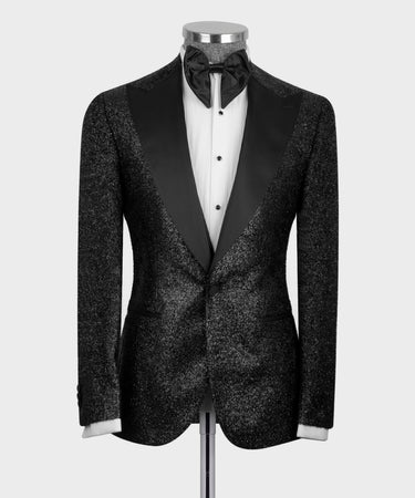 Black Glitter Tuxedos