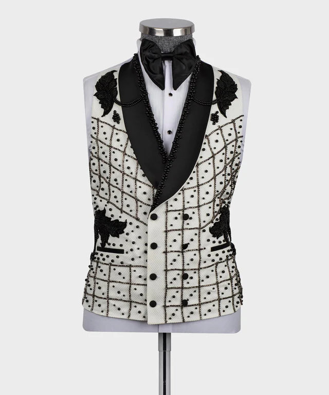 Crystal Stone Special White Tuxedo