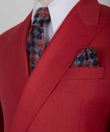 Double Breasted Red Men’s Suit