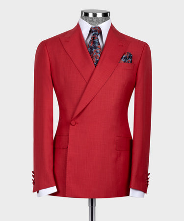 Double Breasted Red Men’s Suit