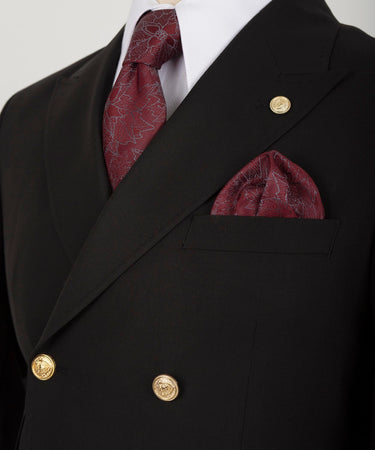 Black Double Breasted Men’s Suit