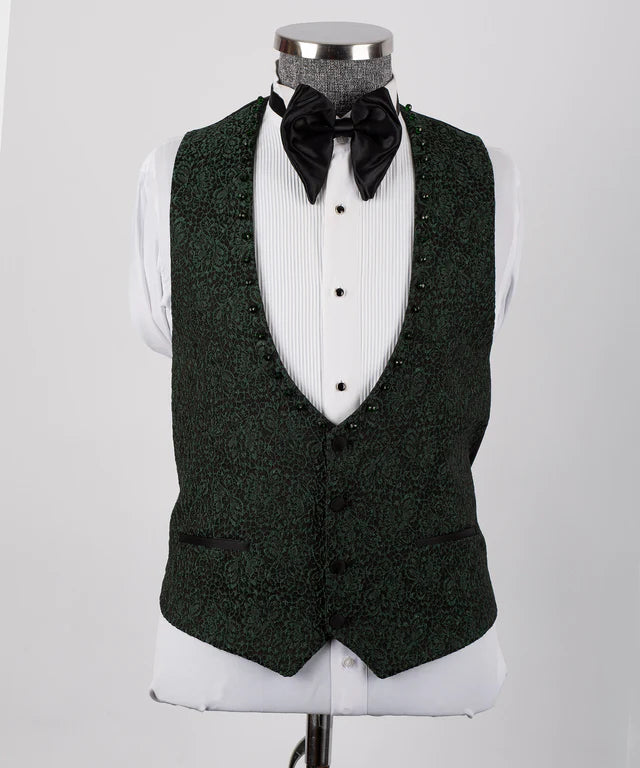 Green Handmade Custom Desing Tuxedo