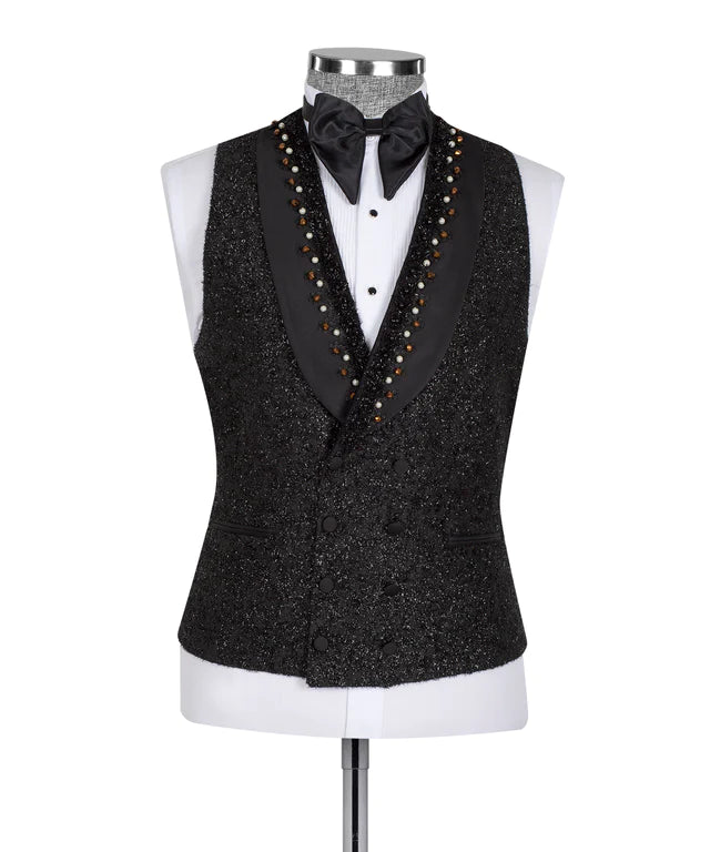 Handmade Custom Design Black Tuxedo