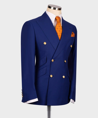 Double Breasted Gold Button Men’s Suit