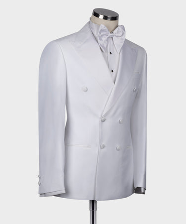 Cream Satin Collar Cream Classic Tuxedo