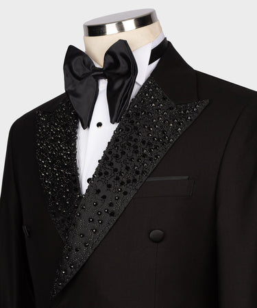 BlackGemstone Embriored Black Tuxedo