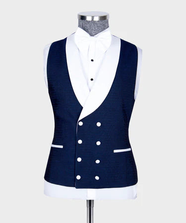 Classic Tuxedo Navy Blue-White