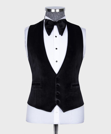 Velvet Tuxedo Gold - Black