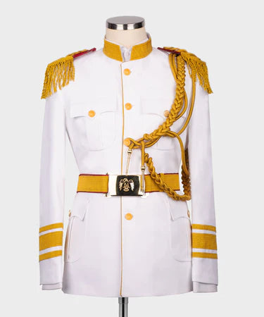 Military Themed Custom Desing White Tuxedo