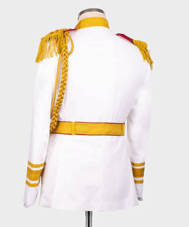 Military Themed Custom Desing White Tuxedo