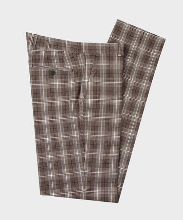 Plaid Double Breasted Gray