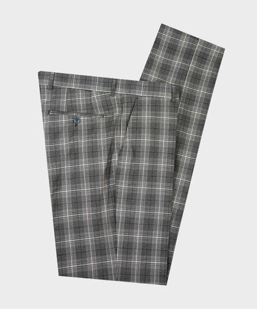 Plaid Double Breasted Gray