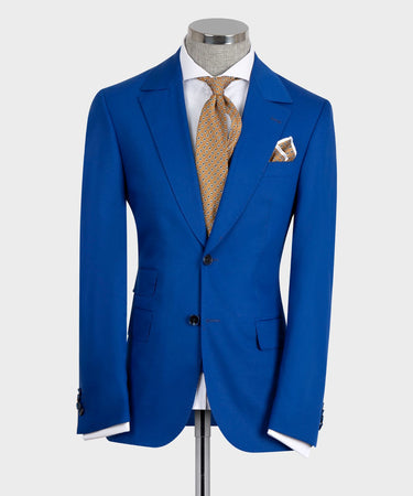 Classic Suit With Vest Blue