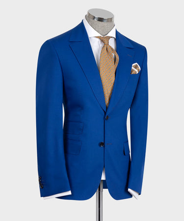 Classic Suit With Vest Blue