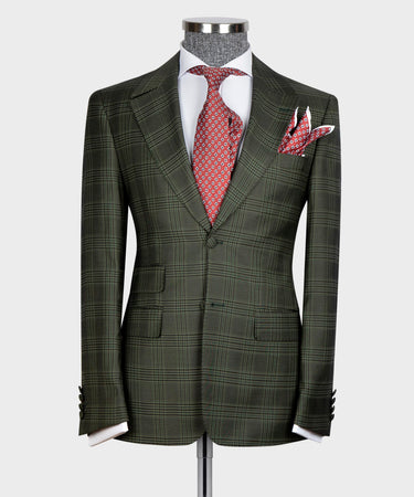 Three Pieces Suit Green