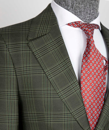 Three Pieces Suit Green